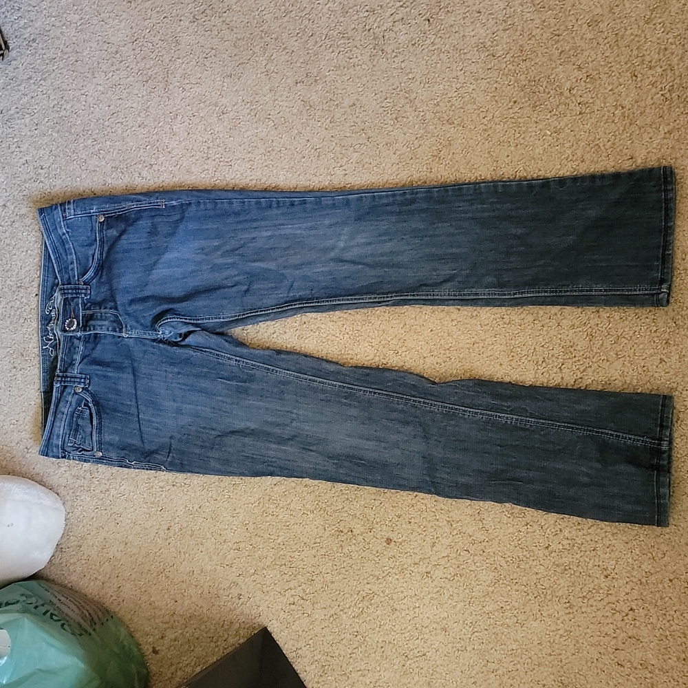 Straight leg jeans